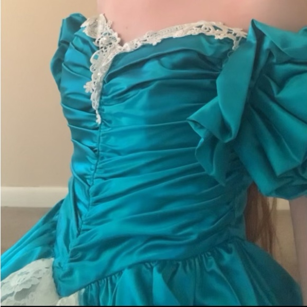 Zum Zum Vintage 80s Ballgown Size 9-10 - Picture 12 of 16